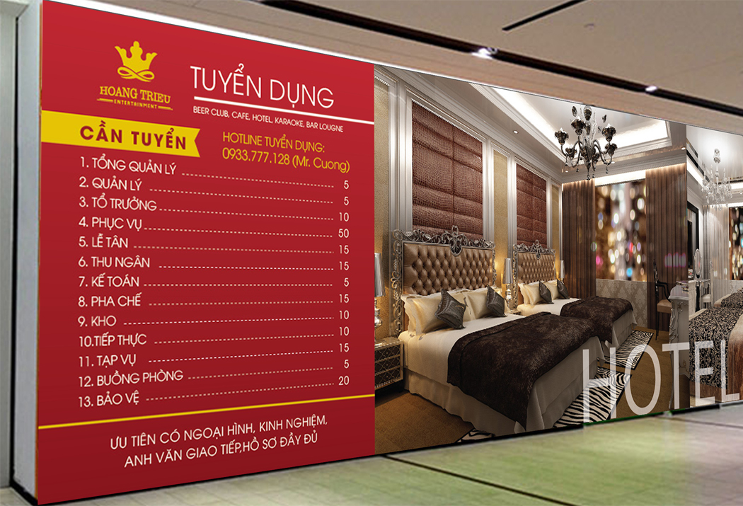 HOÀNG TRIỀU - Thiết kế logo và bộ nhận diện cho khu giải trí Hoàng Triều Entertainment